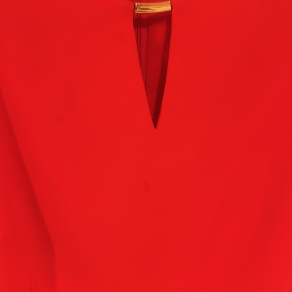 Tahari ASL Red/Orange Dress - Picture 3 of 3